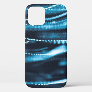Funda Para iPhone 12 Collares de abalorios de color negro y azul