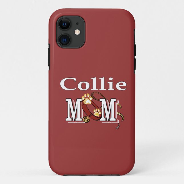 Funda De Case-Mate Para iPhone Collie Mom Gifts (Reverso)