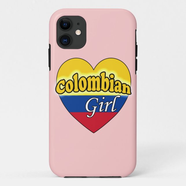 Funda De Case-Mate Para iPhone Colombian Girl (Reverso)