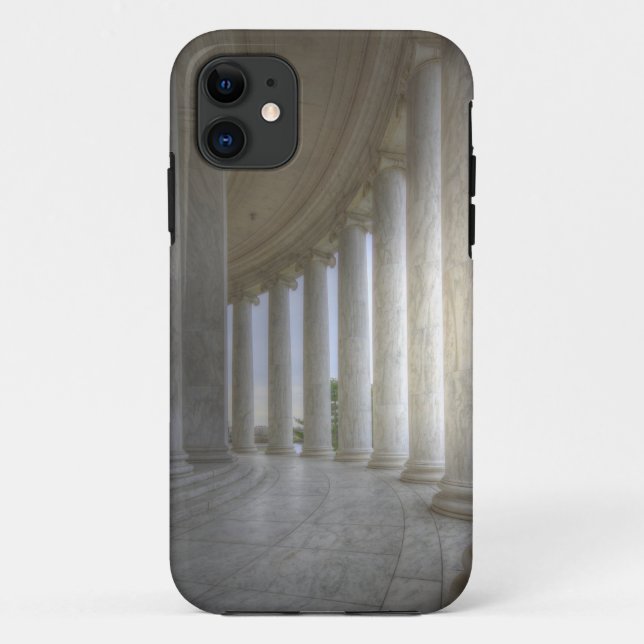 Funda De Case-Mate Para iPhone Colonnada circular conmemorativa Thomas Jefferson (Reverso)