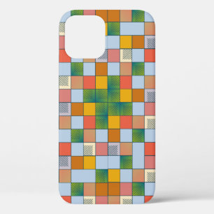 Funda Para iPhone 12 Color abstracto patrón transparente