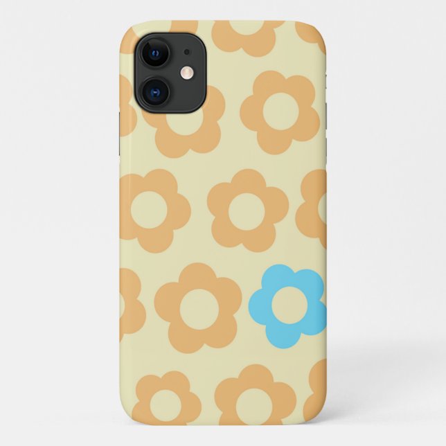 Funda De Case-Mate Para iPhone Color amarillo lindo (Reverso)