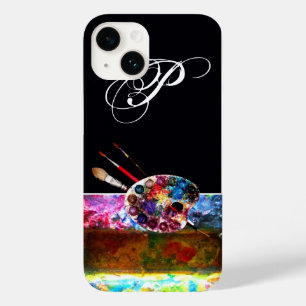 Funda Para iPhone 14 De Case-Mate COLOR ARTISTA PALETTE MONOGRAM Negro
