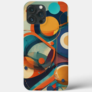 Funda Para iPhone 13 Pro Max color azul marrón amarillo