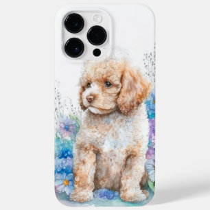 FUNDA PARA iPhone 14 PRO MAX DE Case-Mate COLOR DE AGUA ADORABLE POODLE PUPPG DOG