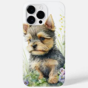 FUNDA PARA iPhone 14 PRO MAX DE Case-Mate COLOR DE AGUA ADORABLE YORKSHIRE TERRIER PUPPG DOG