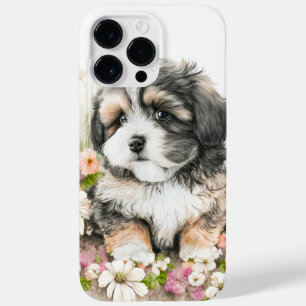 FUNDA PARA iPhone 14 PRO MAX DE Case-Mate COLOR DE AGUA CUIDADO SHIH TZU PERRO DE PUBRE