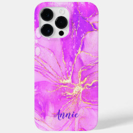 FUNDA PARA iPhone 14 PRO MAX DE Case-Mate COLOR DE AGUA PURPLE ABSTRACTO PERSONALIZADO