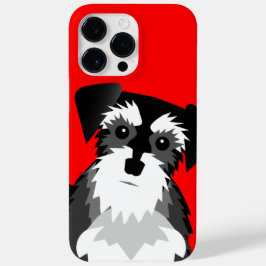 Funda Para iPhone 14 Pro Max De Case-Mate Color de fondo del Personalizado de Schnauzer en m
