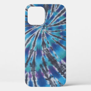 Funda Para iPhone 12 Color de la espiral de zancos azules de Guay