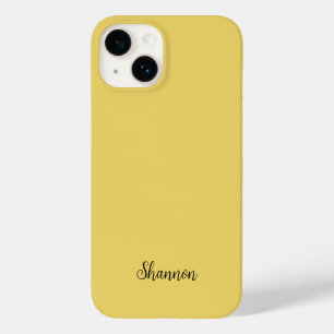 Funda Para iPhone 14 De Case-Mate Color de tendencia suave amarillo Minimalista
