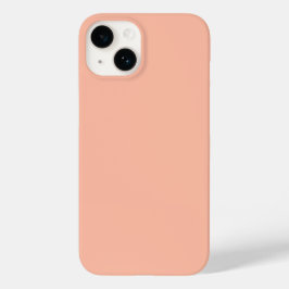 Funda Para iPhone 14 De Case-Mate Color de tendencia suave Peach Minimalista