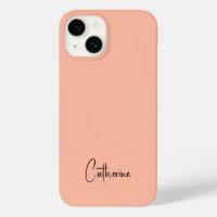 Color de tendencia suave Peach Minimalista