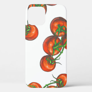 Funda Para iPhone 12 Color de vintage sin fisuras con verduras frescas