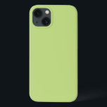 Funda Para iPhone 13 Color del acento verde de primavera pastel al Pers<br><div class="desc">Este elegante producto personalizado con un suave fondo de color verde de primavera pastel para usted o como regalo seguro que impresionará en todas las ocasiones. Haga clic en el botón "Personalizar it!" para mostrar las herramientas para personalizar de este producto si desea usar un editor de texto y un...</div>