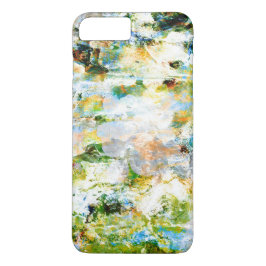 Funda Para iPhone 8 Plus/7 Plus Color del agua, arte de diseño gráfico rústico gra