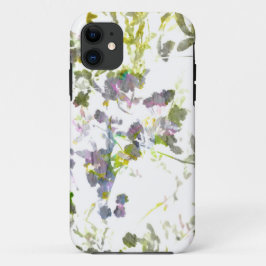Funda Para iPhone 11 Color del agua estilo romántico flor diseño floral