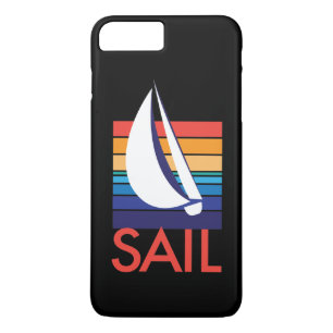 Funda Para iPhone 8 Plus/7 Plus Color del bote Cuadrado_océano-a-puesta de sol_SAI