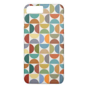Funda Para iPhone 8 Plus/7 Plus Color del patrón de semicírculos MCM en crema