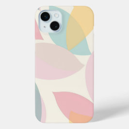 Funda Para iPhone 15 Mini Color del patrón geométrico pastel