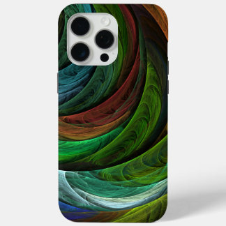 Funda Para iPhone 15 Pro Max Color Glory Moderno Resumen Patrón de arte elegant