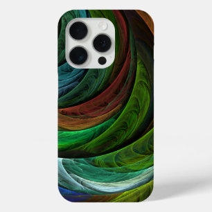 Funda Para iPhone 15 Pro Color Glory Moderno Resumen Patrón de arte elegant