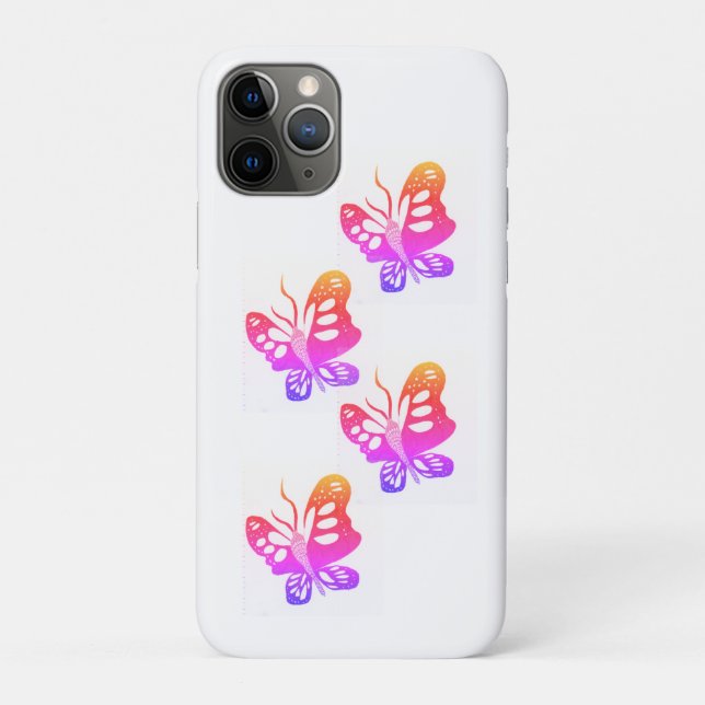 Funda De Case-Mate Para iPhone Color mariposa (Reverso)