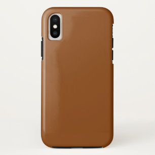 Funda Para iPhone X color marrón silla de montar