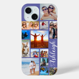 Funda Para iPhone 15 Color moderno del Personalizado de nombre de guión