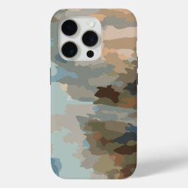 Funda Para iPhone 15 Pro Color rústico moderno de la naturaleza colores for