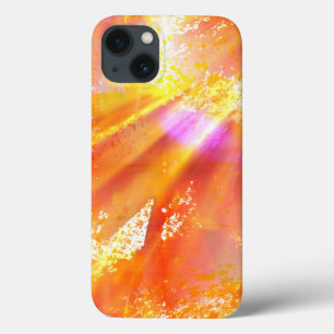 Funda Para iPhone 13 color seamless art background yellow, orange