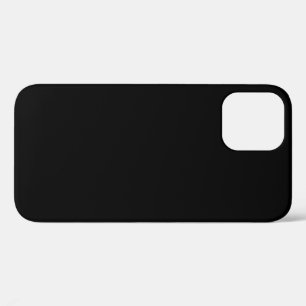 Funda Para iPhone 12 Color sencillo negro
