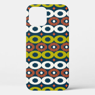 Funda Para iPhone 12 Color sin fisuras con formas ovaladas en África