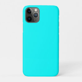 Funda Para iPhone 11 Pro Color sólido azul neón | Clásica