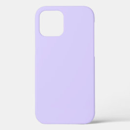Funda Para iPhone 12 Color sólido de lavanda pálida