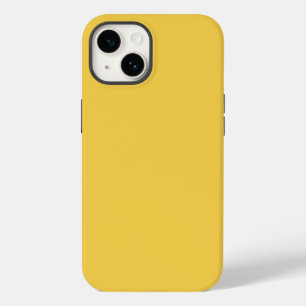 Funda Para iPhone 14 De Case-Mate Color sólido liso Marigold Amarillo