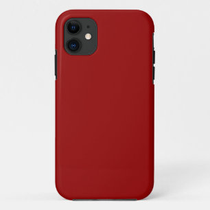 Funda Para iPhone 11 Color sólido rojo oscuro de manzana y dulce