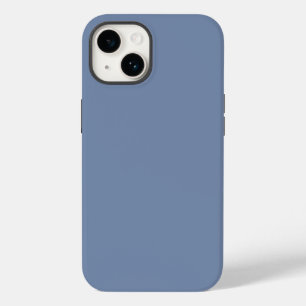 Funda Para iPhone 14 De Case-Mate Color sólido simple pizarra azul