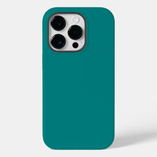 Funda Para iPhone 14 Pro De Case-Mate Color sólido verde azul Verde azulado de moda, est