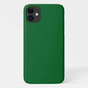Funda Para iPhone 11 Color Sólido Verde Bosque Oscuro Moderno