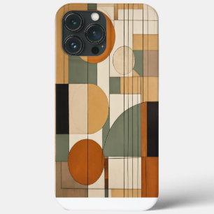 Funda Para iPhone 13 Pro Max color suave de la línea circular