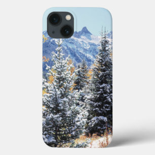 Funda Para iPhone 13 Colorado, montañas de San Juan, primera nieve