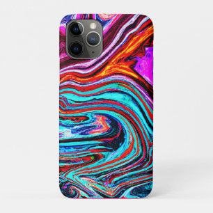 Funda Para iPhone 11 Pro Colores abstractos dinámicos y vibrantes