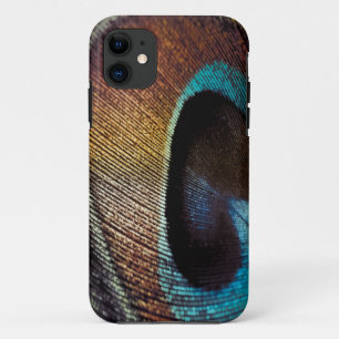 Funda Para iPhone 11 Colores Antiguos Ojo de Pluma de Pavo Real