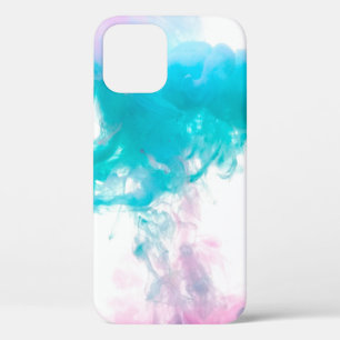 Funda Para iPhone 12 Colores de agua de tinta abstracta