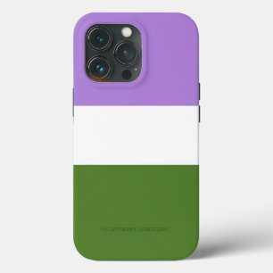 Funda Para iPhone 13 Pro Colores de la bandera del orgullo de género de Sli