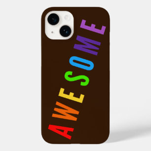FUNDA PARA iPhone 14 DE Case-Mate COLORES DE LLUVIA INCREÍBLES TEXTO POSTIVO FELIZ D