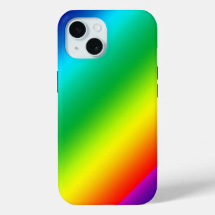 Funda Para iPhone 15 Colores de tinte del arco iris del espectro medio