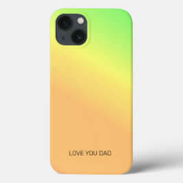 Funda Para iPhone 13 Colores de verano mágicos mágicos en el día del pa