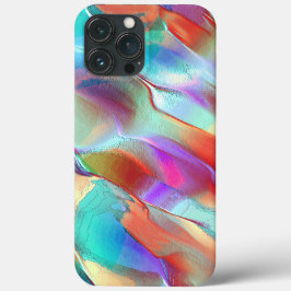 Funda Para iPhone 13 Pro Max Colores del arcoiris en la roca peralar virtual